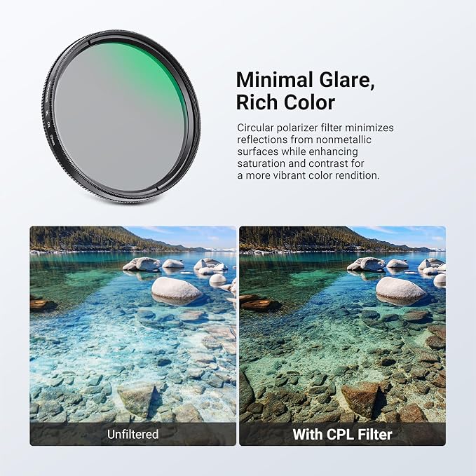 NEEWER 77mm Variable ND + CPL + UV Filter Kit - Image 5