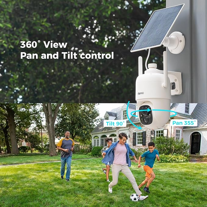 Vicohome CQ1 AI 2K Solar Security Camera Wireless Outdoor, Battery Powered - Image 10