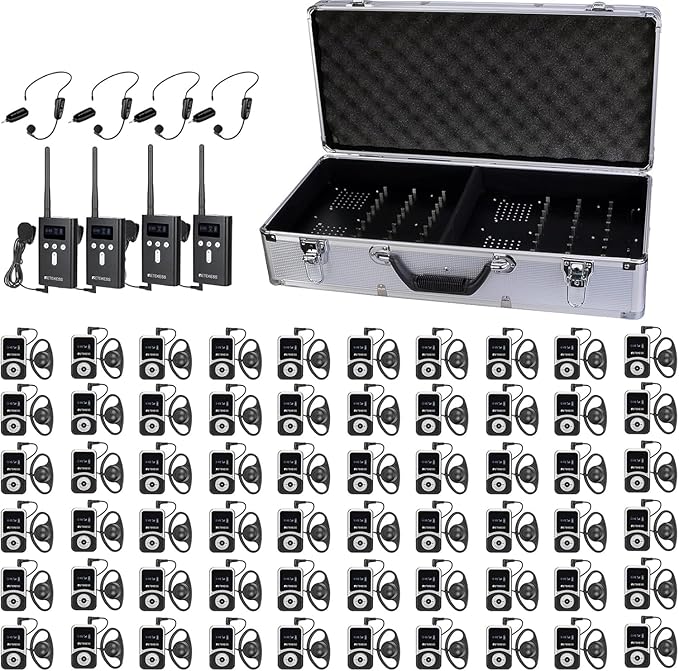 Retekess T130S School Tour Guide System, Tour Guide Microphone and Speaker by Retekess
