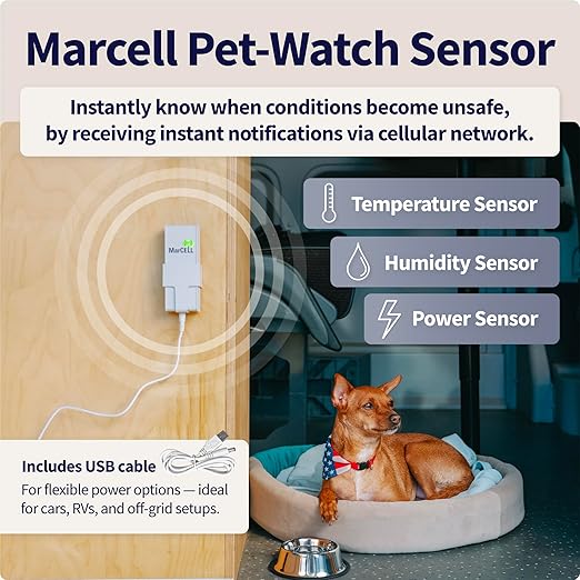 MarCELL RV Temperature Monitor for Pets Watch Bundle – Cellular Temperature - Image 3