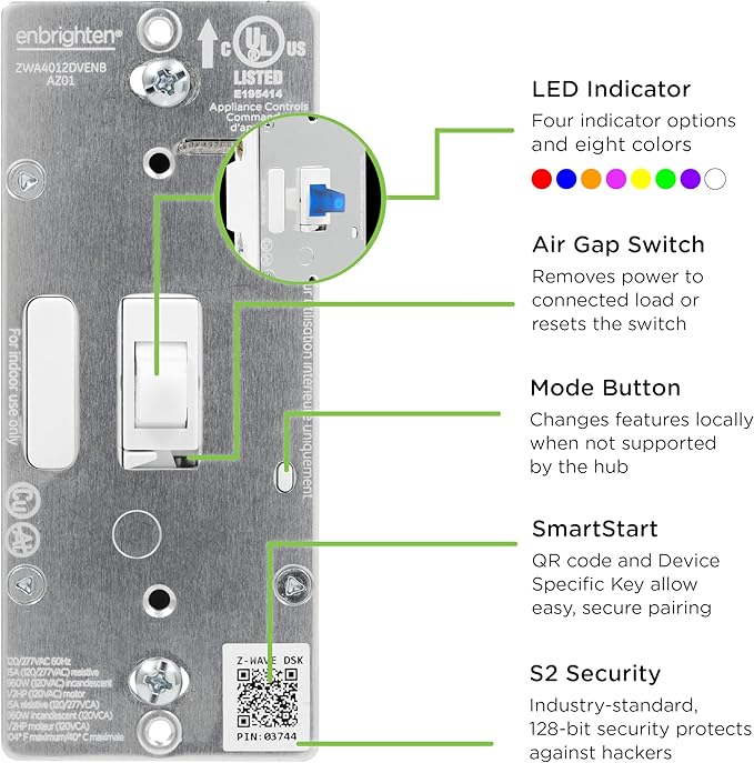 Enbrighten Z-Wave Plus Smart Switch - Image 4