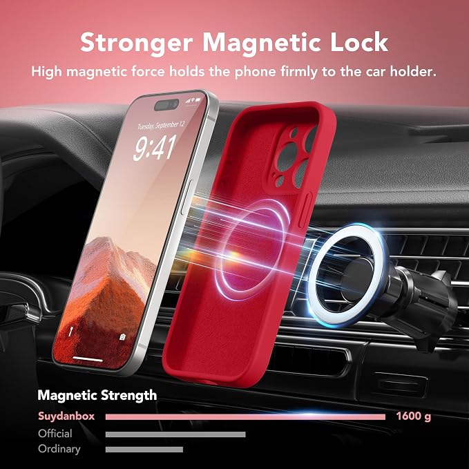 Magnetic for iPhone 15 Pro Case, Compatible - Image 3