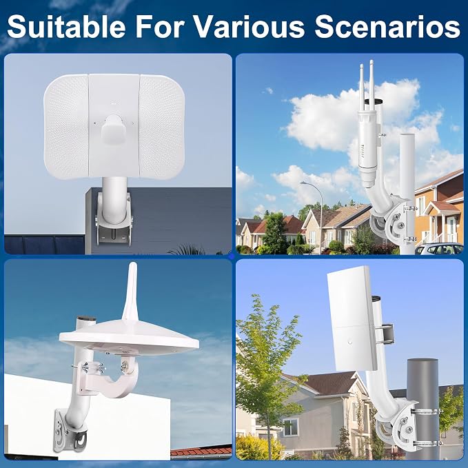 Outdoor Antenna Mount for Access Point, Pole/Wall Mount for Wireless Bridge - Image 7