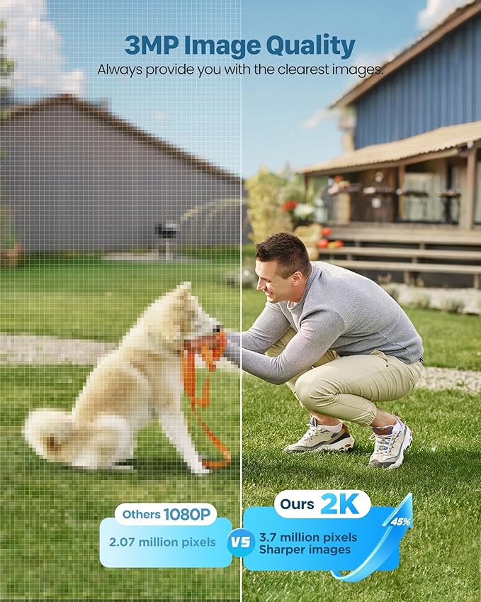 Security Cameras Wireless Outdoor Solar: 2K WiFi Camera - Image 3