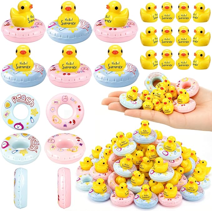 Skylety 30 Pcs Summer Resin Ducks Cruise Ducks by Skylety