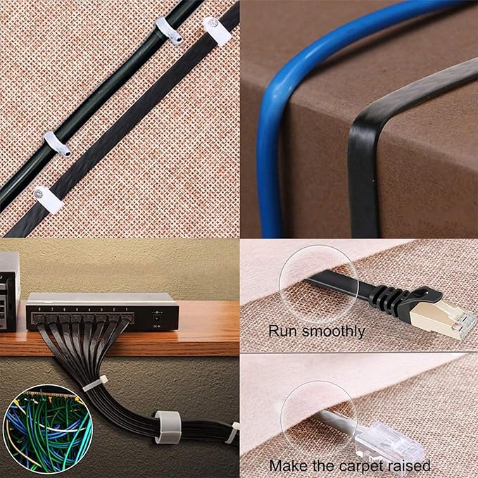 BUSOHE Cat 8 Ethernet Cable 3 FT 2-Pack, 40Gbps 2000MHz Cat8 High Speed Flat - Image 9