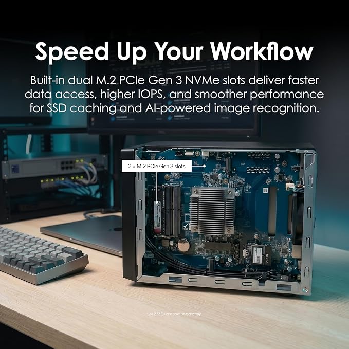 QNAP TS-673A-8G 6 Bay High-Performance NAS - Image 5