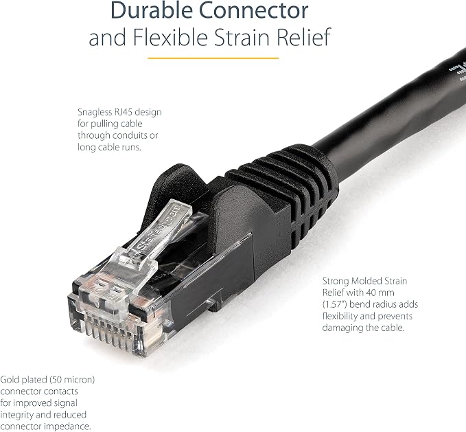 StarTech 75ft CAT6 Ethernet Cable - Image 3