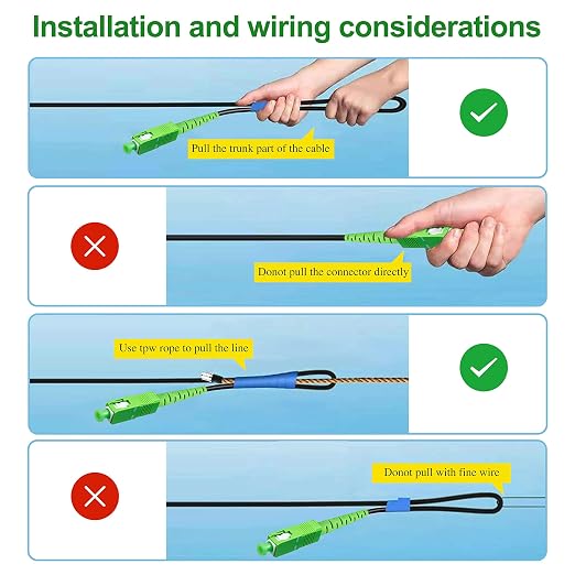 150m Outdoor Armored SC/APC to SC/APC Fiber Optic Internet Cable, Low Friction - Image 6