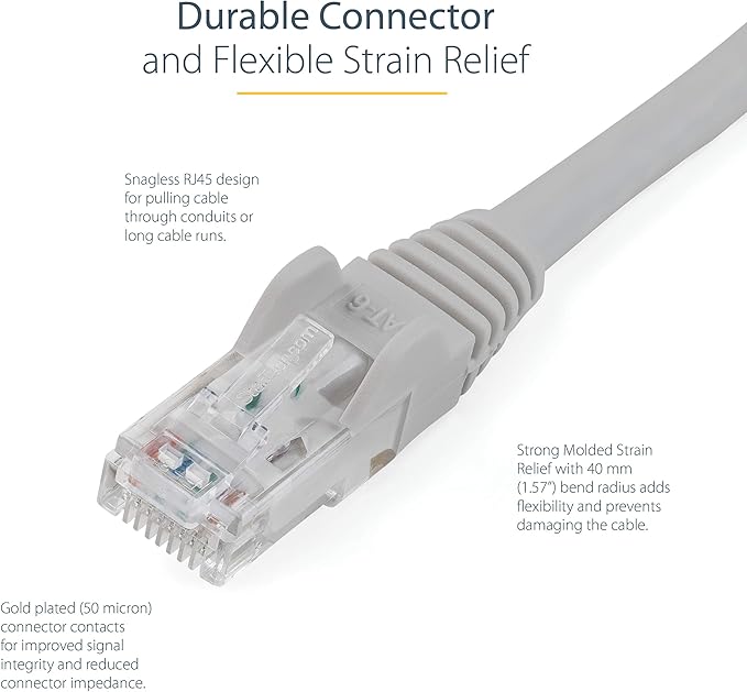 StarTech 6ft CAT6 Cable - Image 3