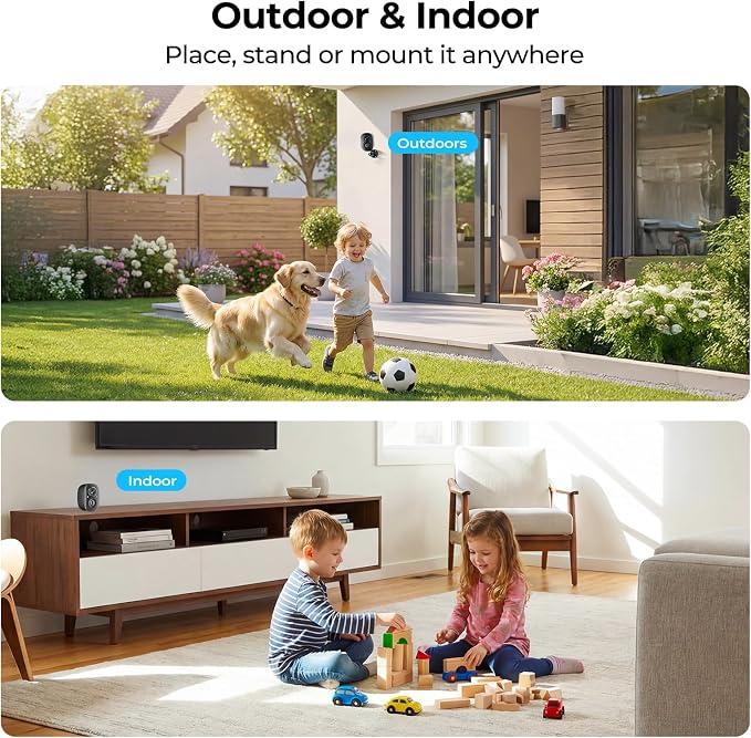Security Cameras Wireless Outdoor 2K Solar Powered WiFi Cameras - Image 2