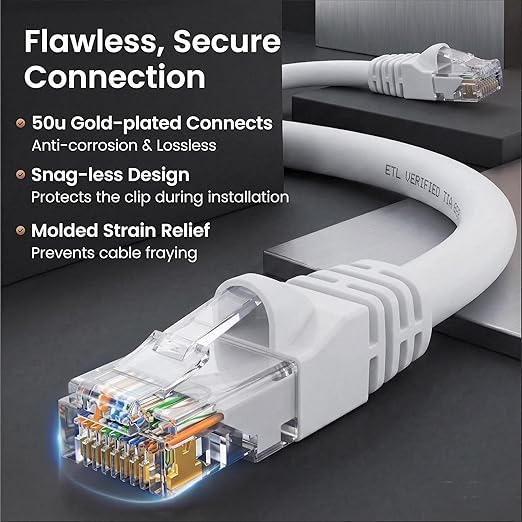 GEARit Cat 6 Patch Cables 3 ft White - Image 4