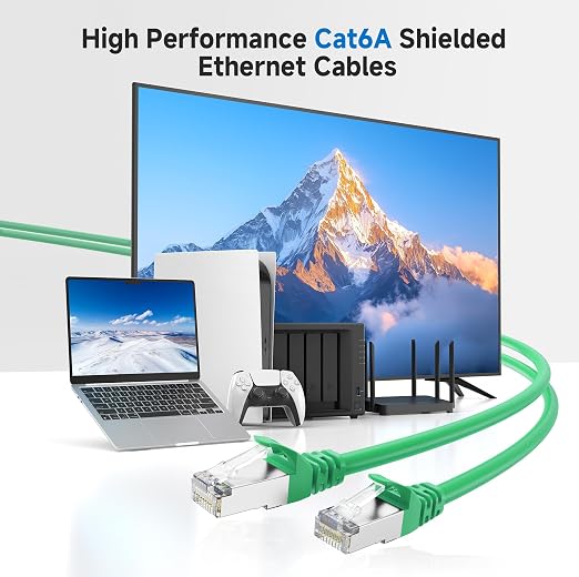 Cable Matters 10Gbps Snagless Shielded Cat 6A Ethernet Cable - 25ft - Image 2