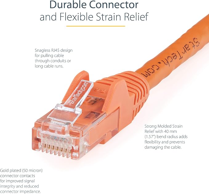 StarTech 25ft CAT6 Ethernet Cable - Image 3