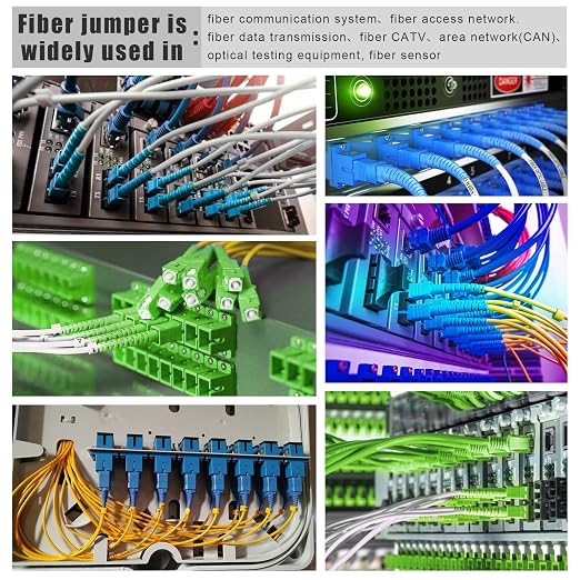 SC to SC Fiber Optic Patch Cable, Armored Single Mode SC/UPC to SC/UPC Fiber - Image 5