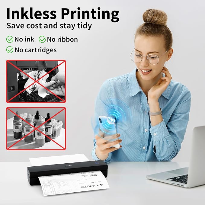 HPRT Inkless Portable Printer Wireless - Image 2