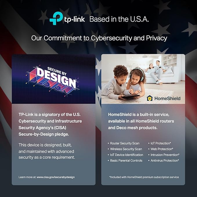 TP-Link Deco 7 BE23 Dual-Band BE3600 WiFi 7 Mesh Wi-Fi Router | 4-Stream 3.6 - Image 7