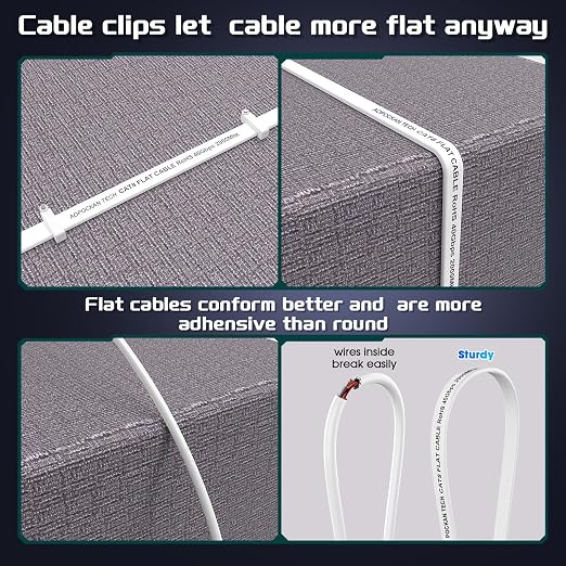 AOPOCKAN TECH Cat 8 Ethernet Cable 10 FT, Heavy Duty High Speed 40Gbps 2000Mhz - Image 5