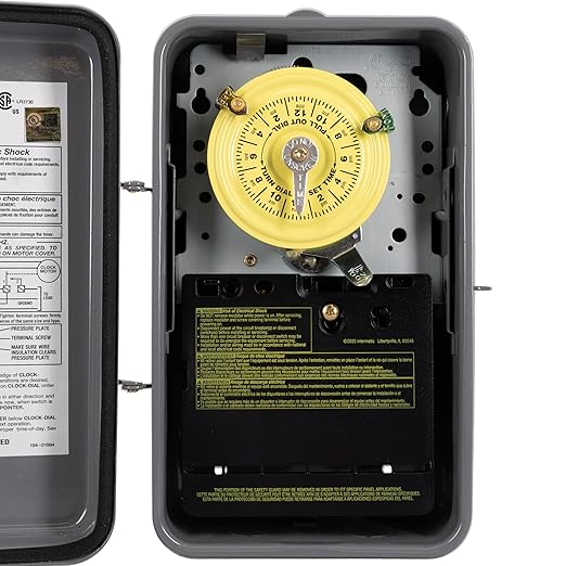Intermatic T101R 24-Hour Mechanical Timer Switch - 120V SPST - Image 4