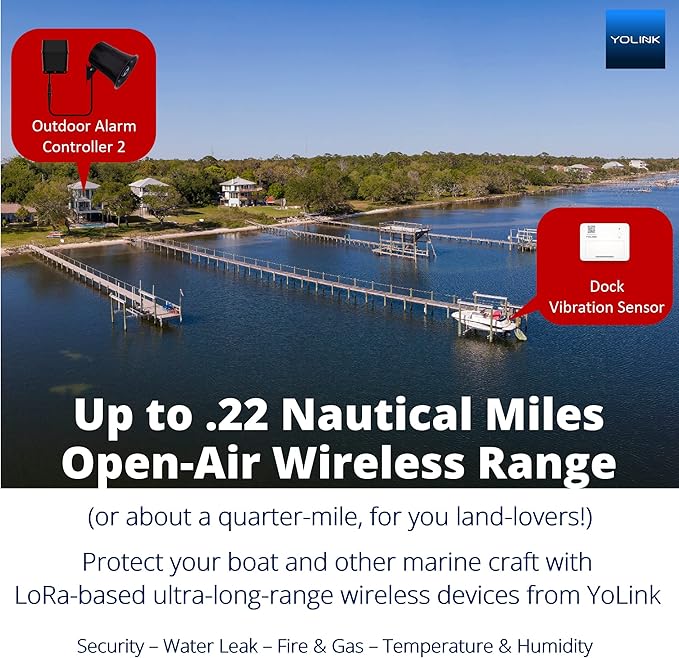 YoLink LoRa Smart Vibration Sensor & Hub Starter Kit: Hub & Smart Shock - Image 9