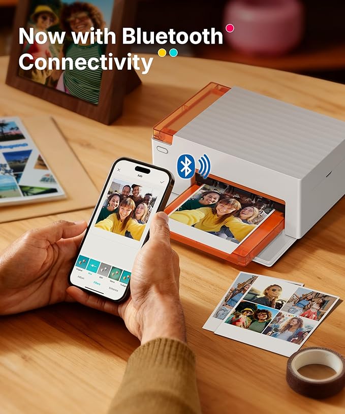 Liene Amber M110 Bluetooth Photo Printer 80 Sheets, Portable Photo Printer - Image 4