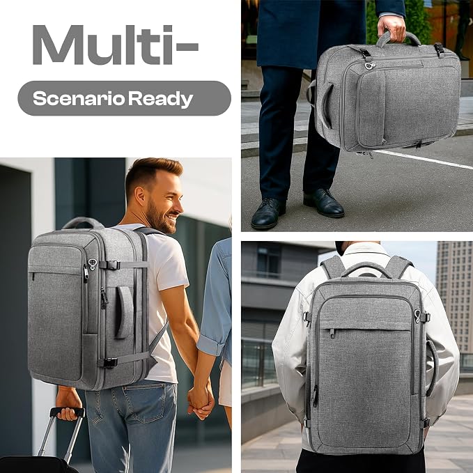 Travel Laptop Backpack for Men, 60L Extra Large TSA Approved Business Computer - Image 8