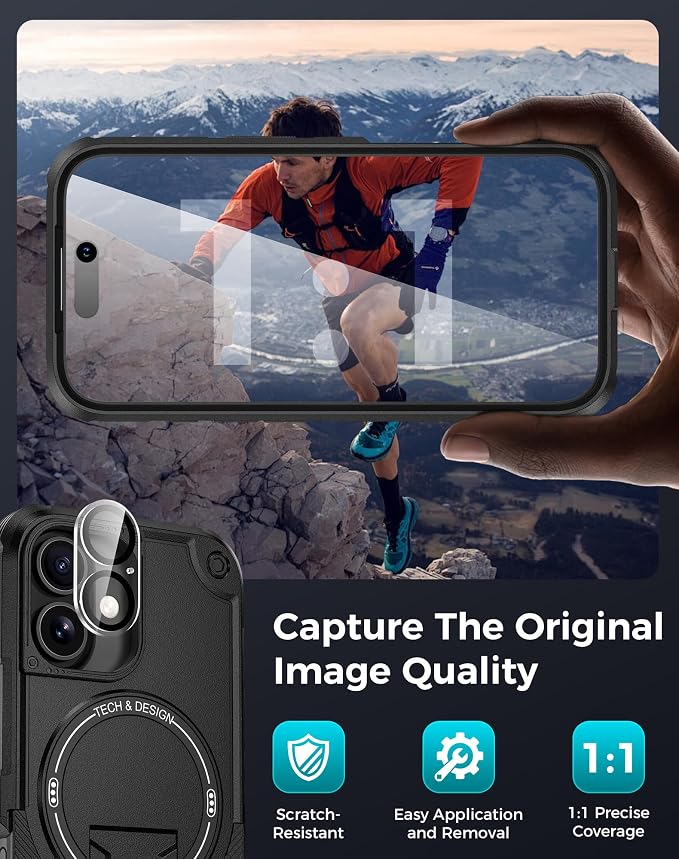 Goton for iPhone 16 Case with Privacy Tempered Glass Screen Protector & Camera - Image 7