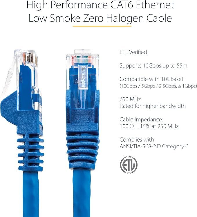 StarTech.com 30ft CAT6 Ethernet Cable - Image 4