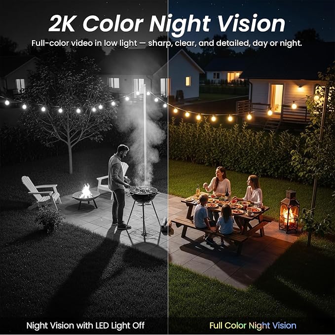 Cinnado Security Cameras Wireless Outdoor-2.4 GHz Wi-Fi Cameras - Image 7