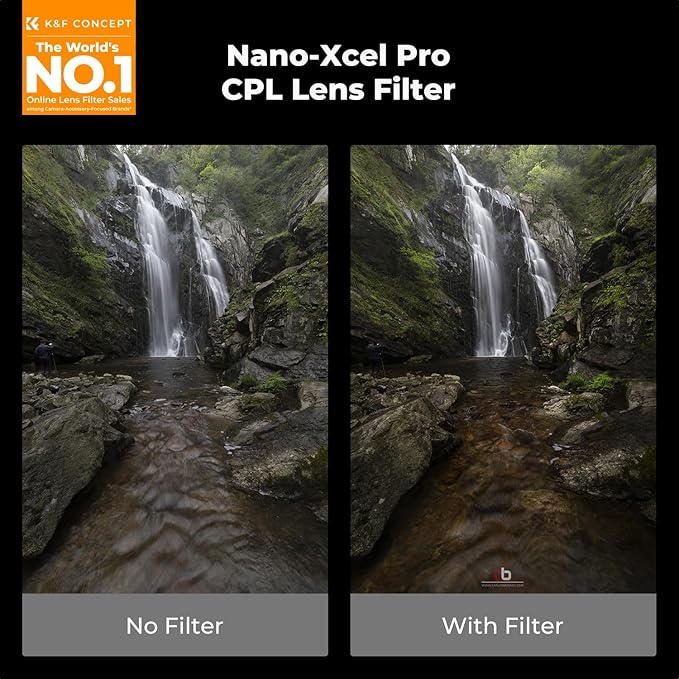 K&F Concept 55mm Circular Polarizers Filter Super Slim - Image 2
