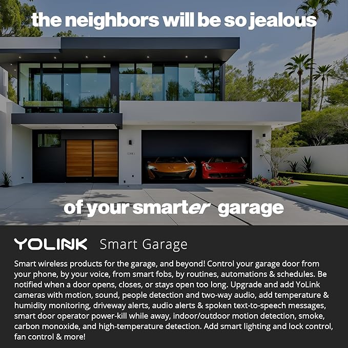 YoLink Finger - Remote Control Existing Garage Door Opener, 1/4 Mile World's - Image 5
