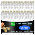 Cat6a Slim Ethernet Patch Cable 1 ft, Cat6a Patch Cable by Lysymixs