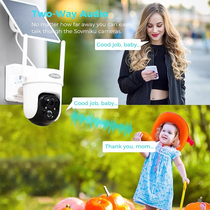 Vicohome 4CQ4G 2K AI Solar Security Camera Wireless Outdoor, Battery Powered Cam - Image 6