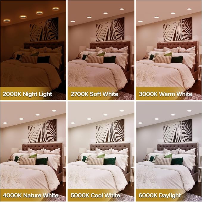 POWERASIA 1 Pack 4 Inch LED Can Lights - Image 6