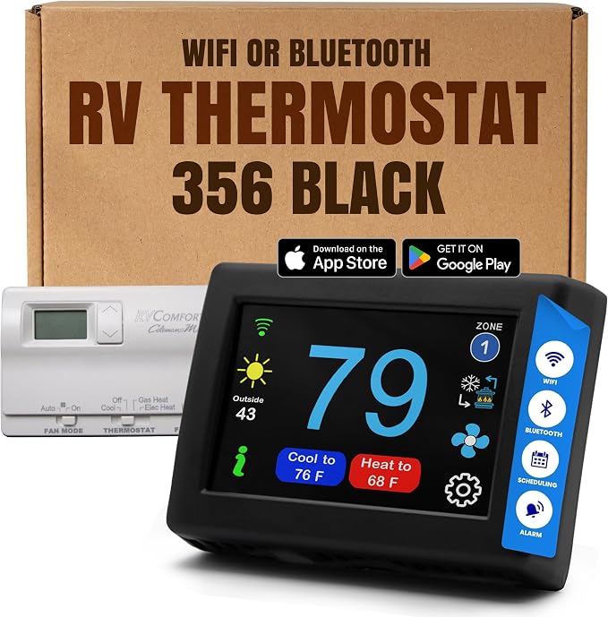 MICRO-AIR EasyTouch Digital RV Thermostat Replacement by MicroAir