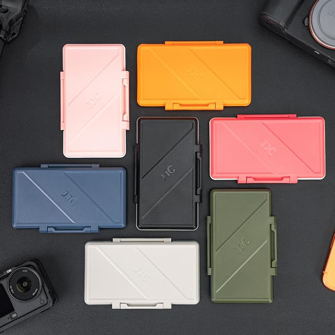 Grey 36 Slots Memory Card Case Water-Resistant Anti-Shock Memory Card Wallet - Image 2