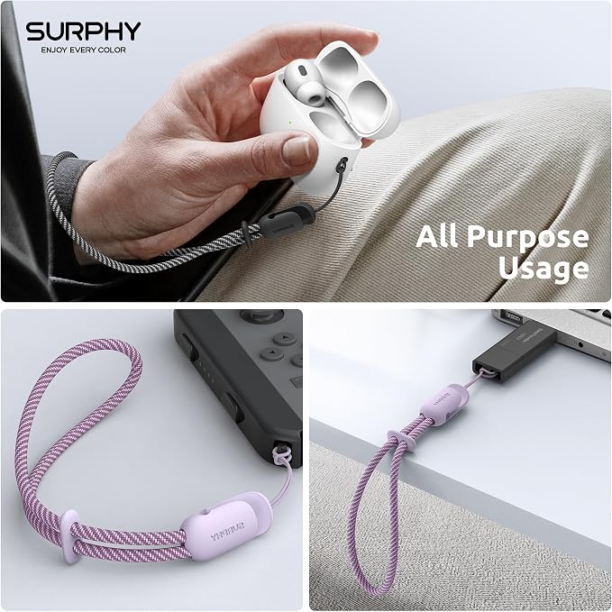 SURPHY 2 Pack Phone Lanyard for Cellphone Case, Phone Wrist Strap for Case - Image 5