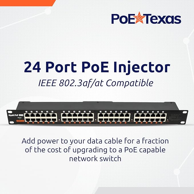 PoE Texas 24 Port PoE Injector - Image 2