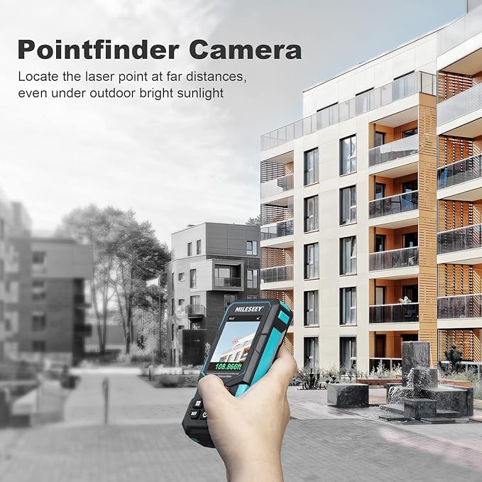 Laser Measure, MiLESEEY Laser Distance Meter, Rechargeable Multifunctional - Image 2