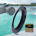 46mm Lens to 52mm Camera Lens Adapter, 46mm to 52mm Filter Step-Up Adapter Ring by AMOTOK