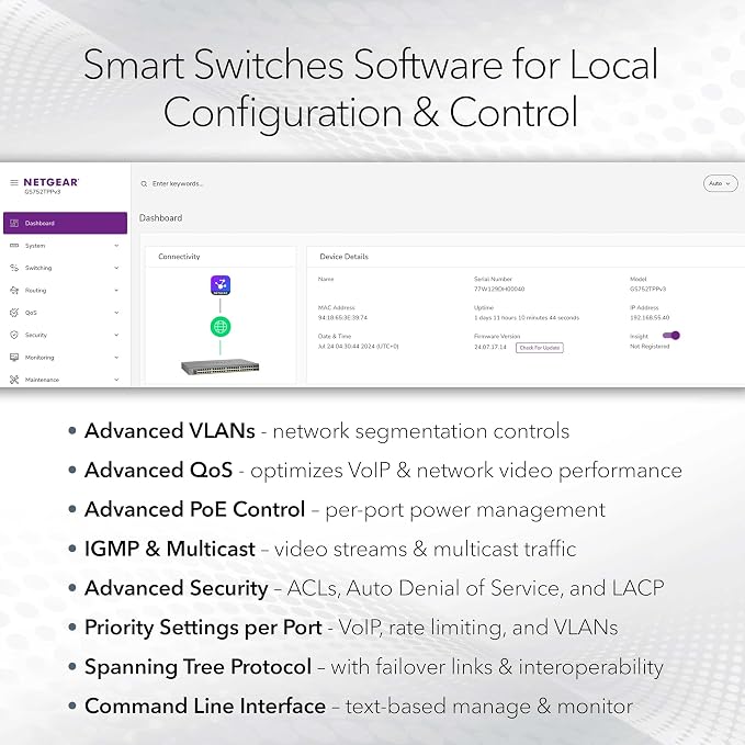 NETGEAR 8-Port Gigabit Ethernet Smart Switch - Image 3