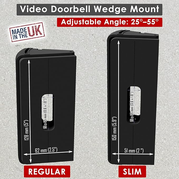 No Drill Adjustable Doorbell Angle Mount Compatible - Image 6