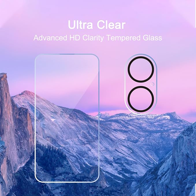 Ailun 3 Pack Screen Protector for iPhone 16 + 3 Pack Camera Lens Protector - Image 3