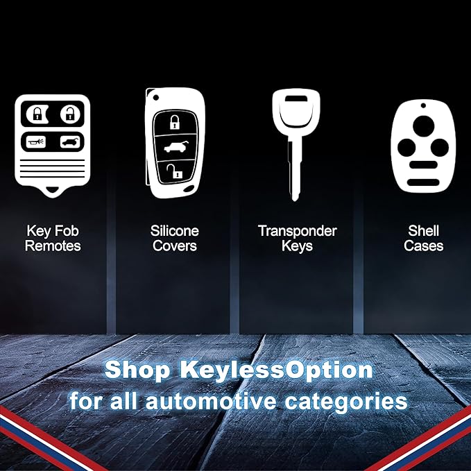 KeylessOption Keyless Entry Remote Starter Car Key Fob Alarm - Image 7