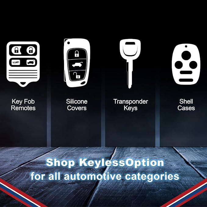 KeylessOption Key Fob for 1998 1999 2000 2001 2002 2003 2004 2005 2006 2007 - Image 7