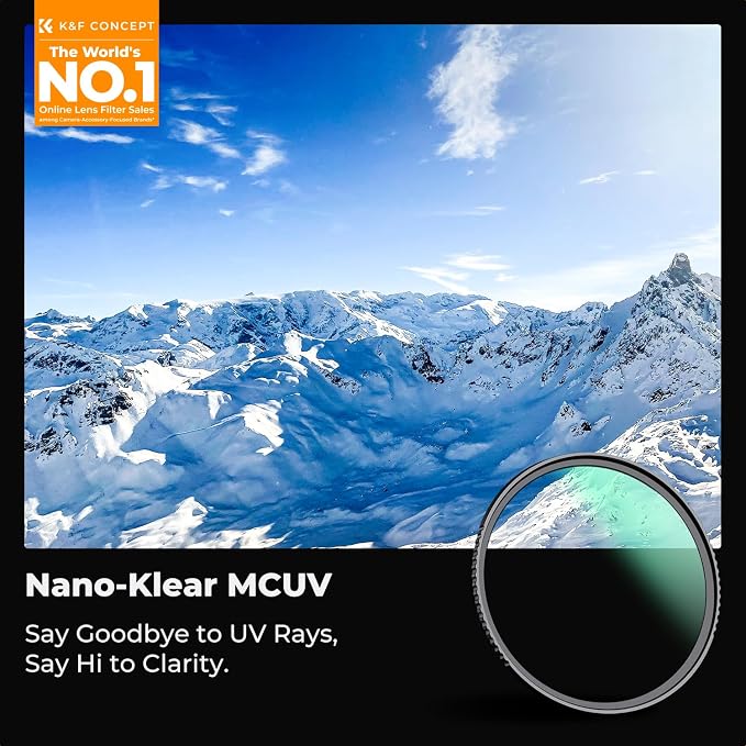 K&F CONCEPT 46mm MC UV Lens Protection Filter - Image 2