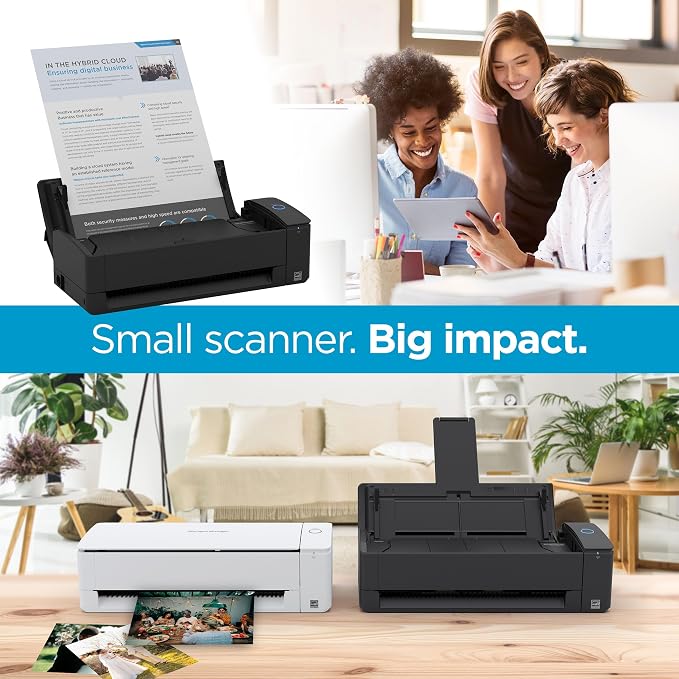 ScanSnap iX1300 Compact Wireless or USB Double-Sided Color Document, Photo & - Image 2