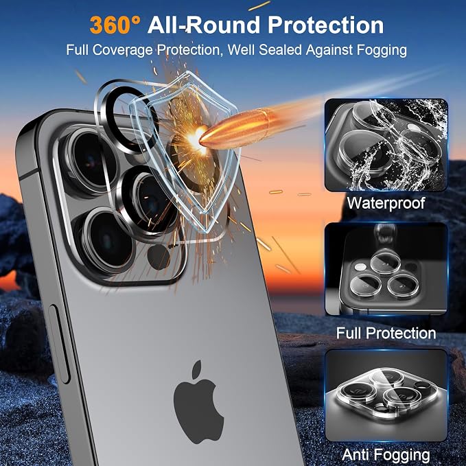 SIBEITU 3 Pack for iPhone 15 Pro Screen Protector - Image 3