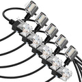 Cat6A Ethernet Cable 90 Degree Right Angled 6.6FT 5Pack, Flexible Slim & Ultra by Thzzhnno