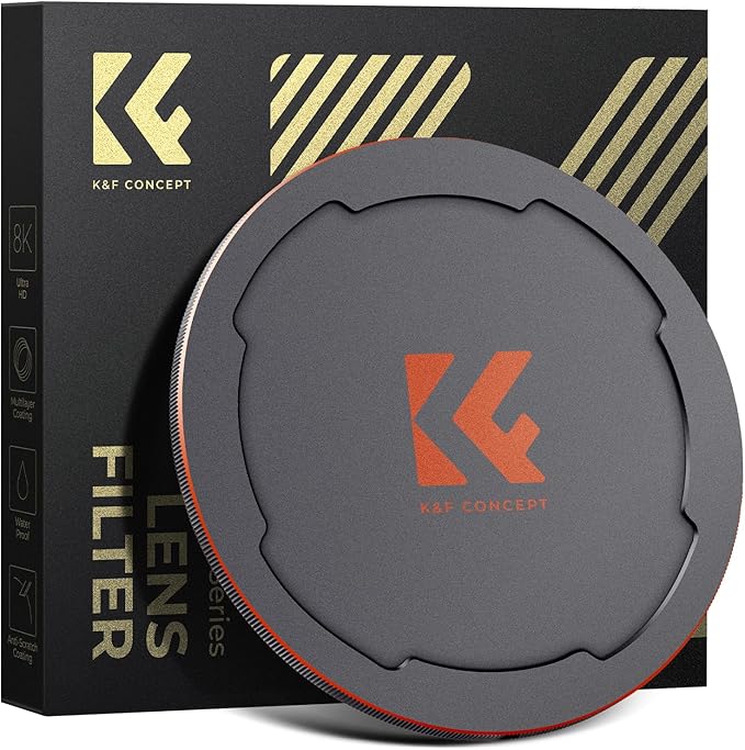 K&F CONCEPT 52mm Thread & Magnetic 2-in-1 Lens Filter Cap Only Compatible by KFCONCEPT